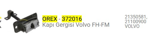 KAPI GERGISI VOLVO FH FM 21100900 21350581